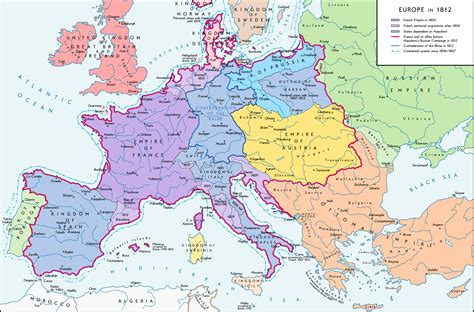 napoleonic france map.